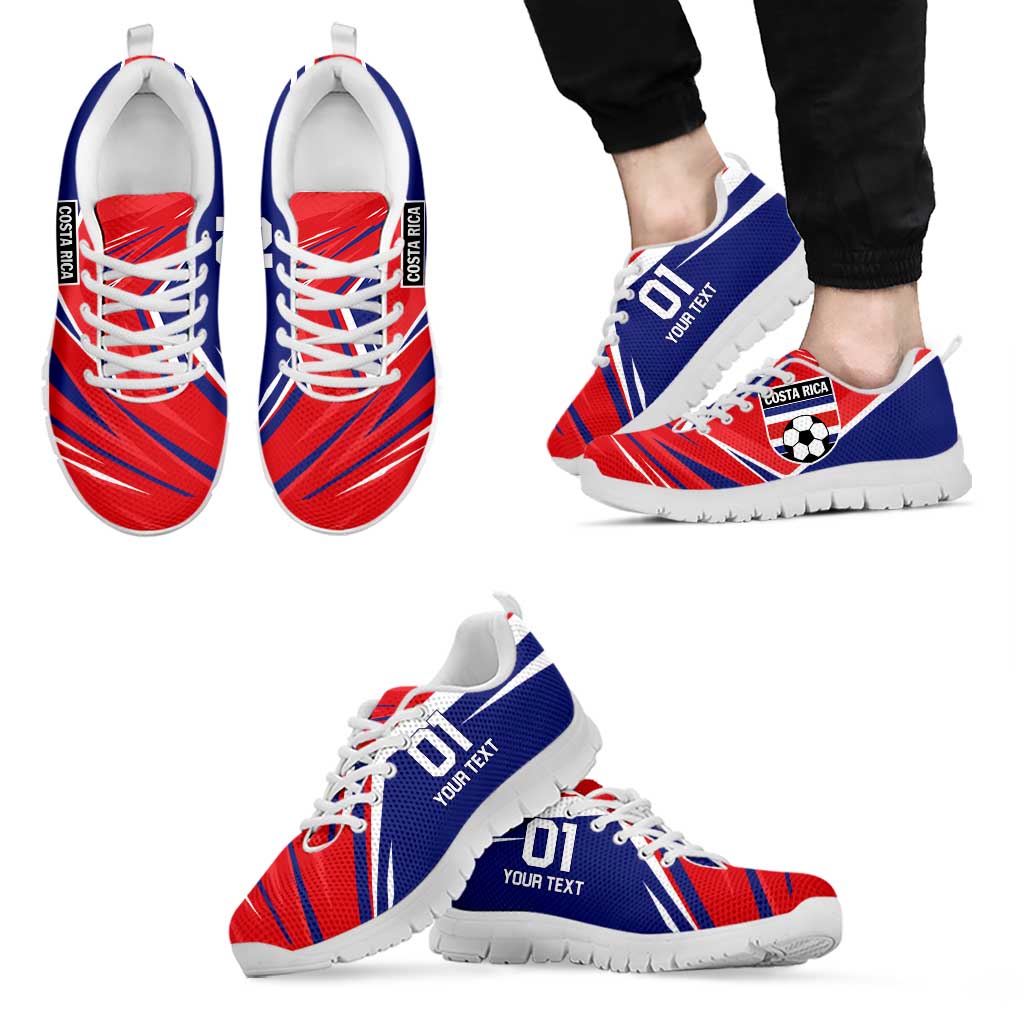 Costa Rica 2024 Soccer Sneakers Come On Los Ticos LT01