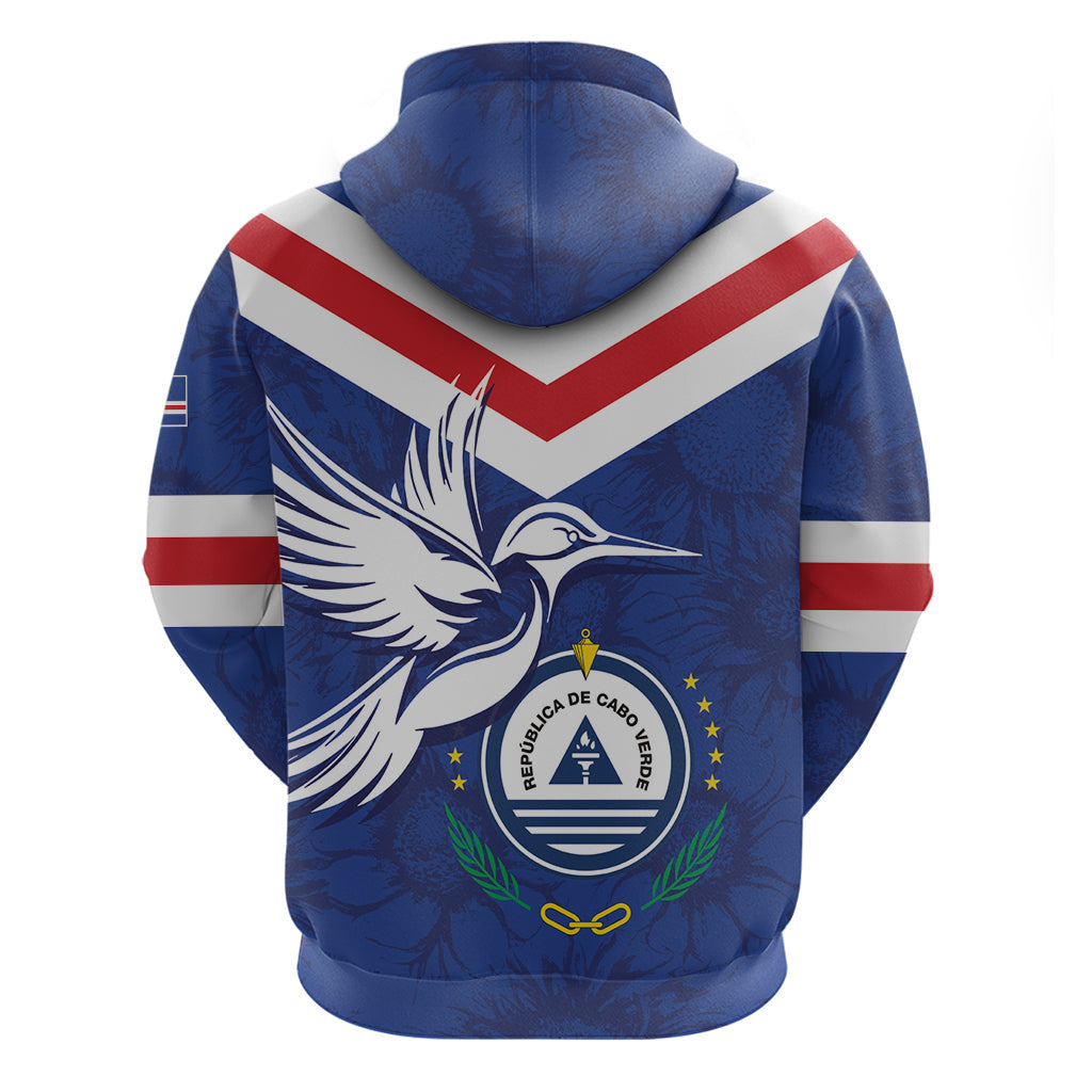 Cape Verde Independence Day Hoodie Gerbera Daisy Pattern LT01