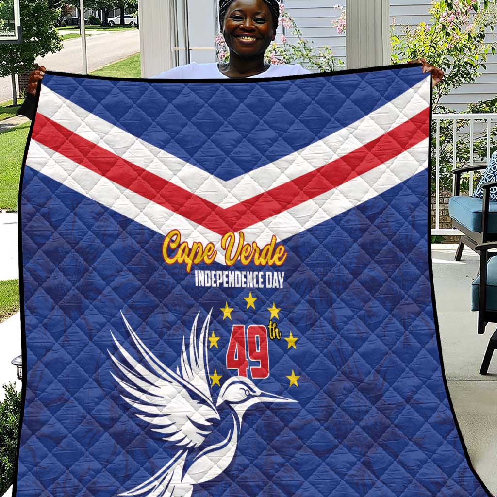 Cape Verde Independence Day Quilt Gerbera Daisy Pattern LT01