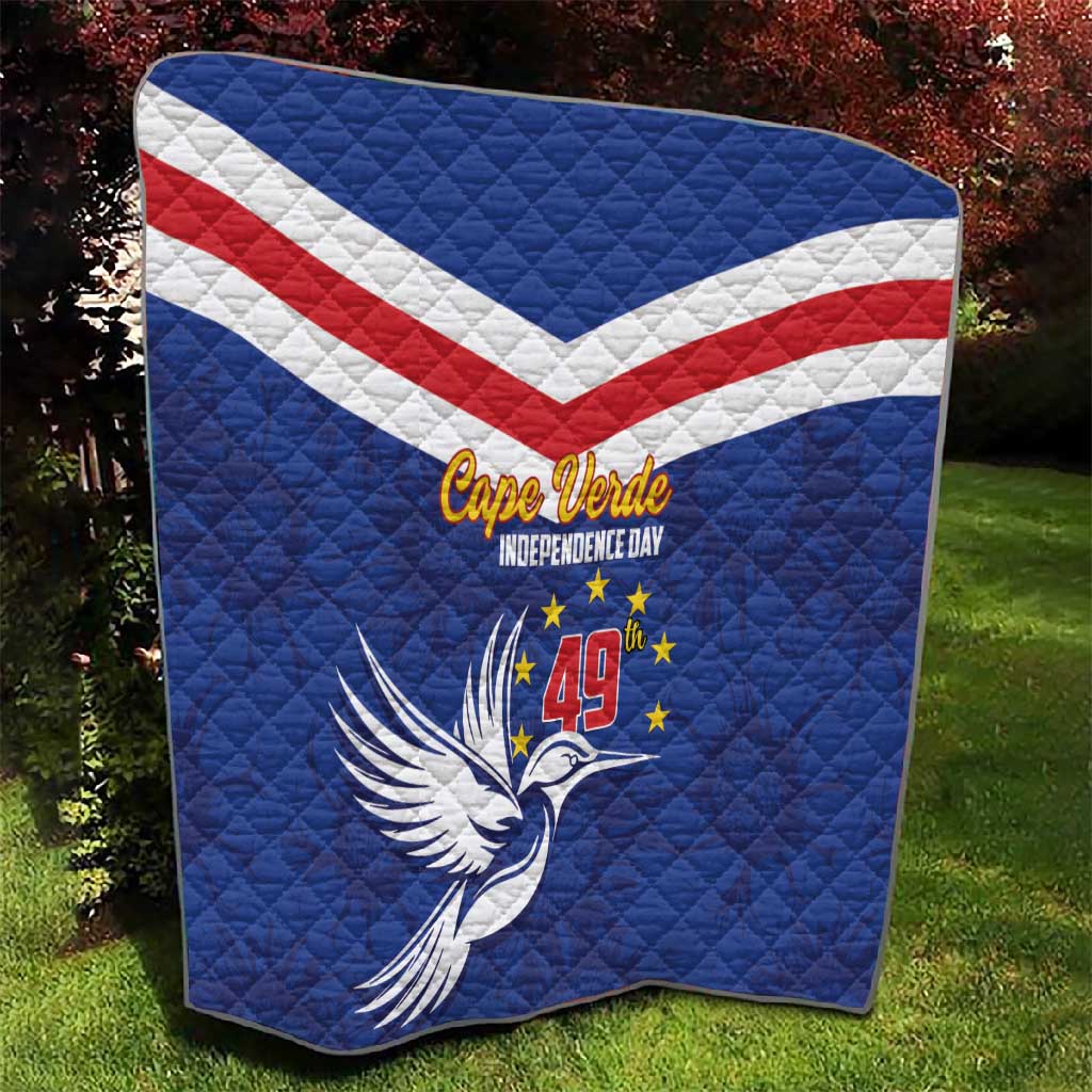 Cape Verde Independence Day Quilt Gerbera Daisy Pattern LT01