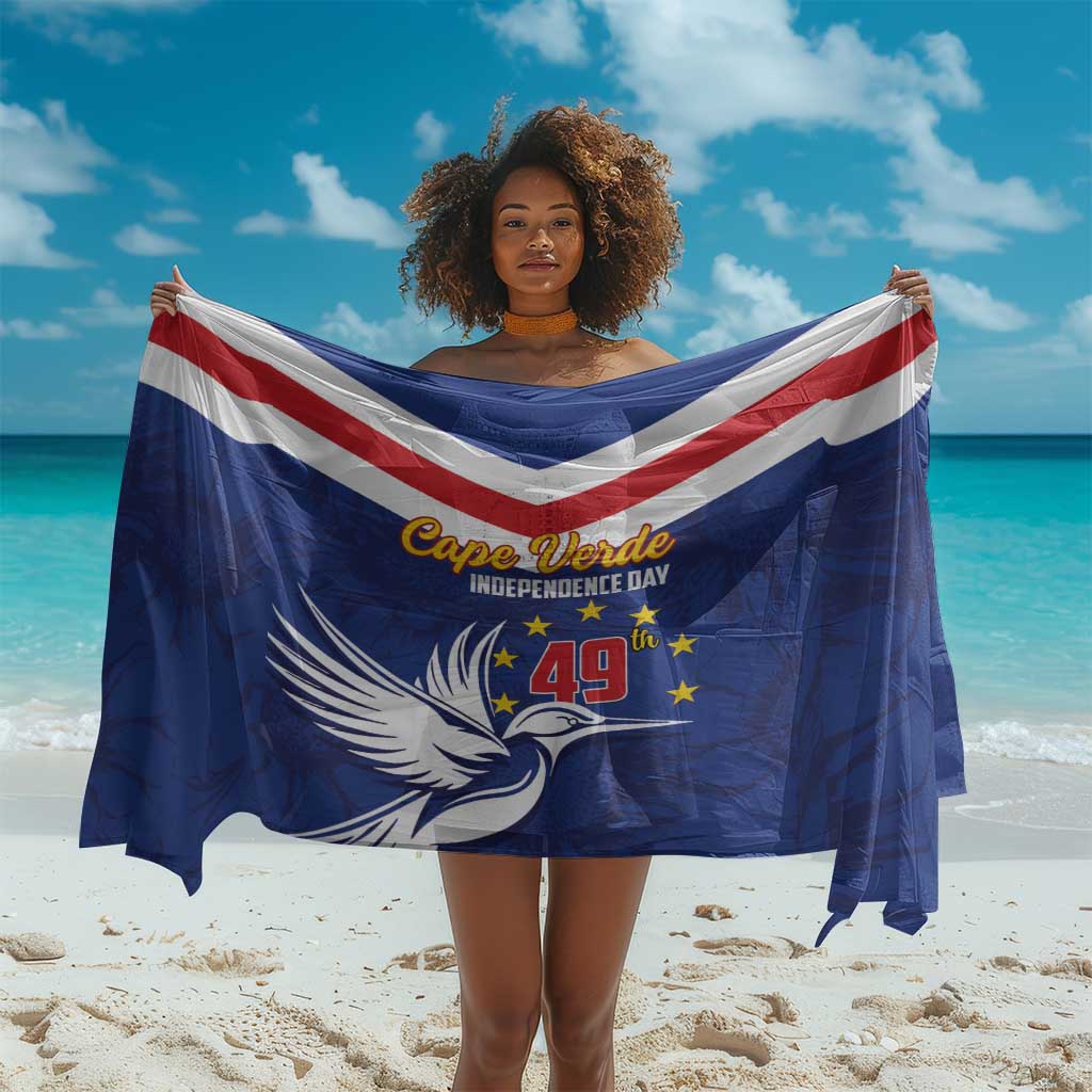 Cape Verde Independence Day Sarong Gerbera Daisy Pattern LT01