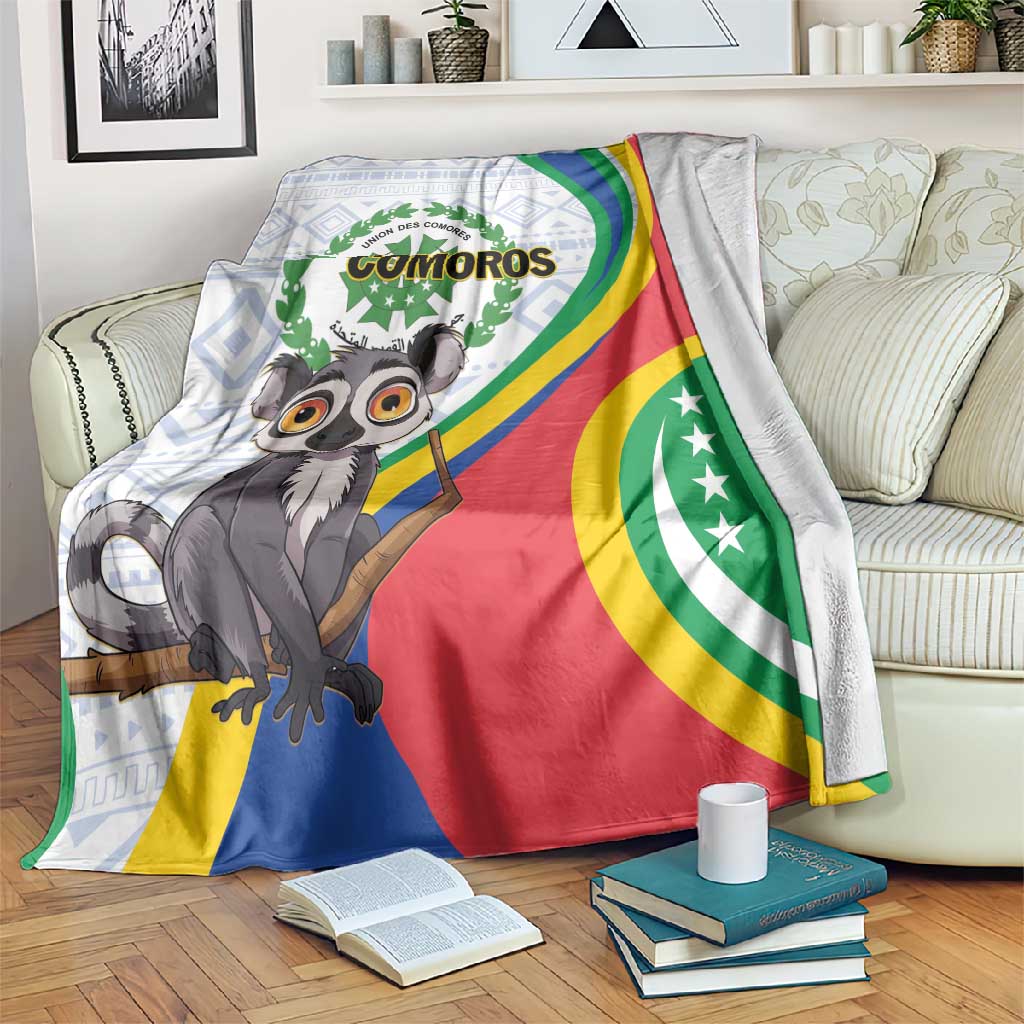 Comoros Blanket 1975 Komori Mongoose Lemur African Pattern LT01