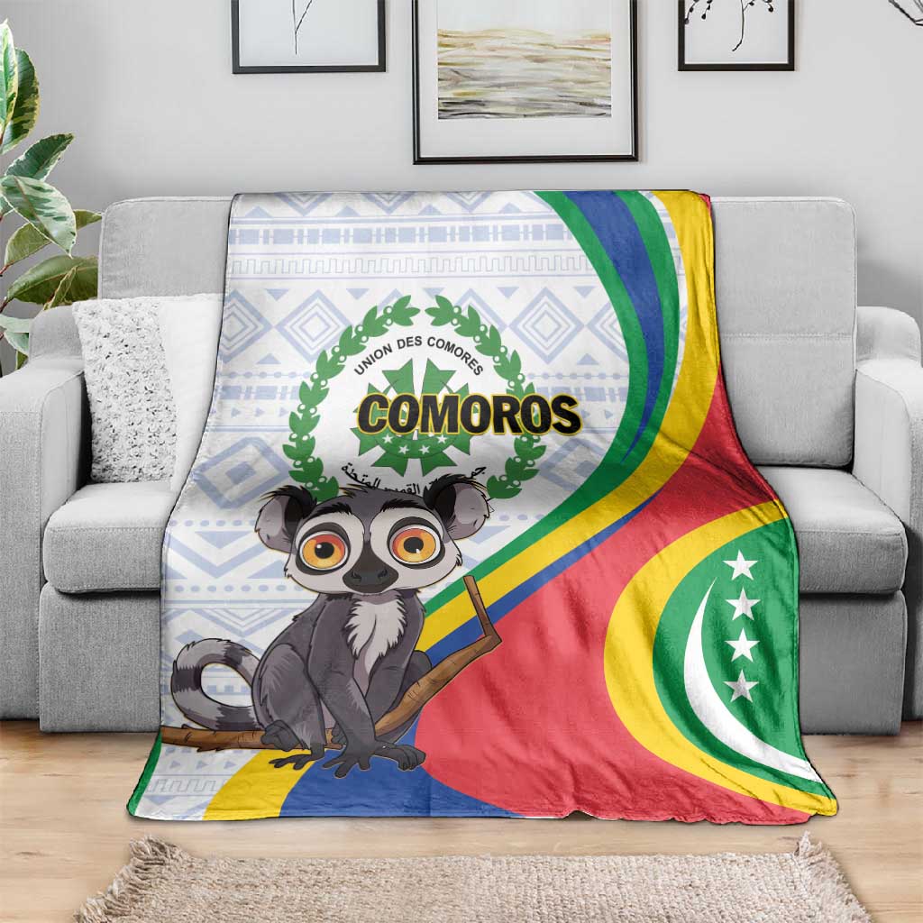Comoros Blanket 1975 Komori Mongoose Lemur African Pattern LT01