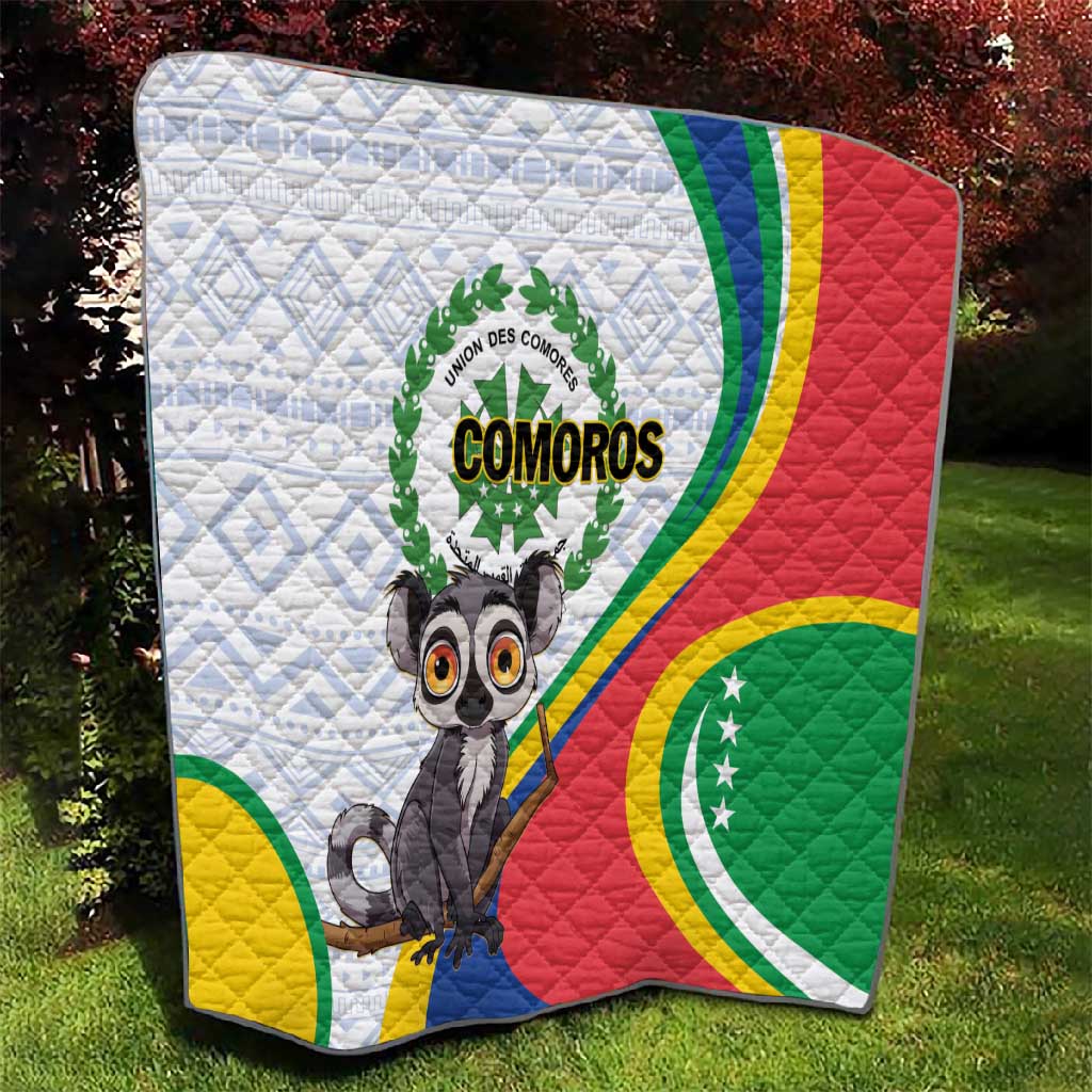 Comoros Quilt 1975 Komori Mongoose Lemur African Pattern LT01