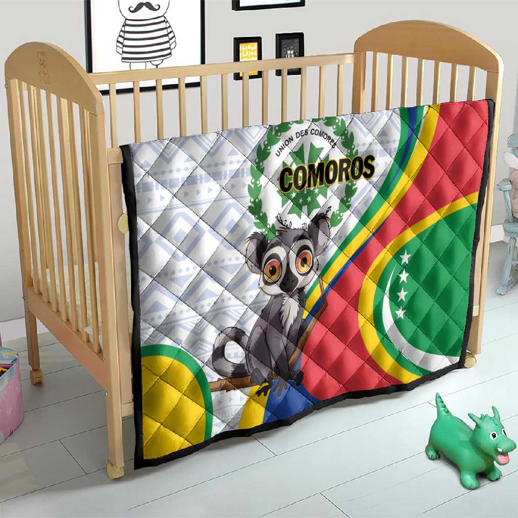 Comoros Quilt 1975 Komori Mongoose Lemur African Pattern LT01