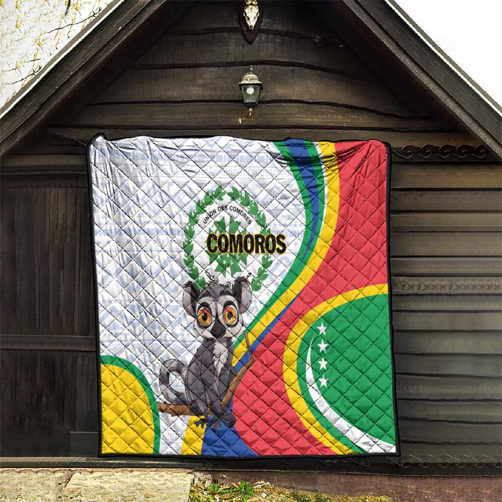 Comoros Quilt 1975 Komori Mongoose Lemur African Pattern LT01