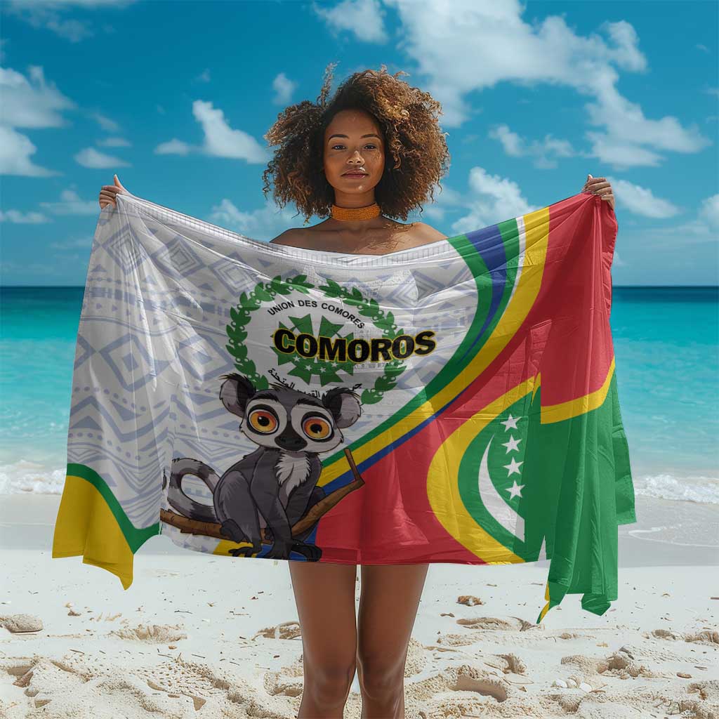 Comoros Sarong 1975 Komori Mongoose Lemur African Pattern LT01