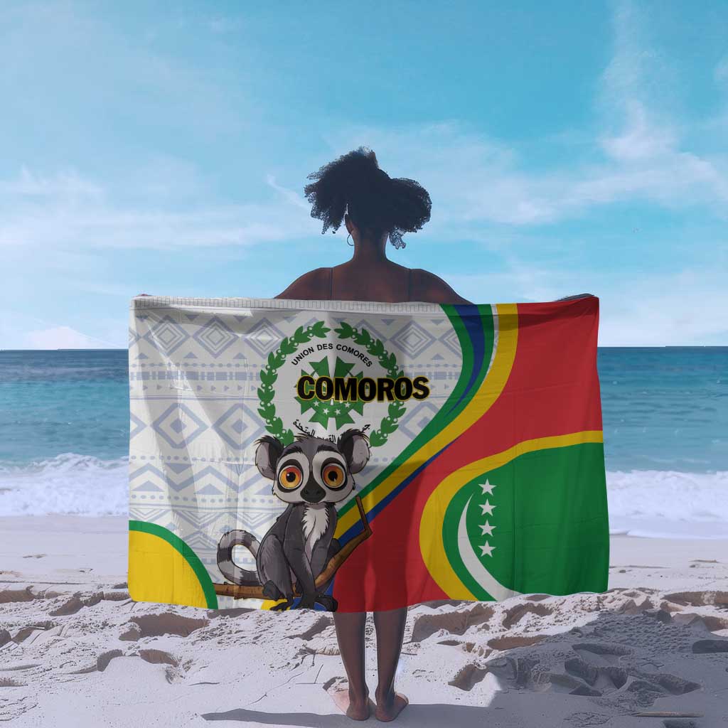 Comoros Sarong 1975 Komori Mongoose Lemur African Pattern LT01