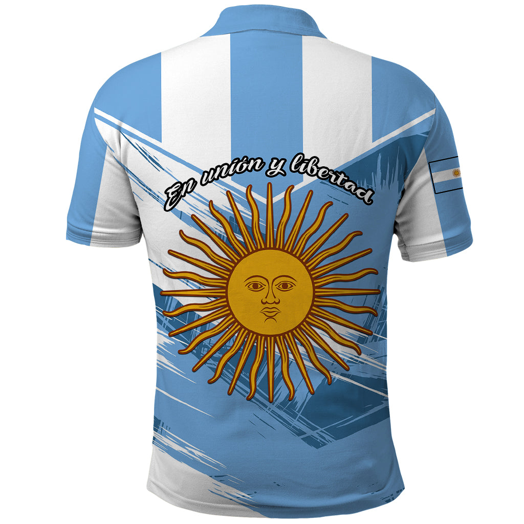 Argentina Polo Shirt La Argentina Sol De Mayo Sport Style LT01