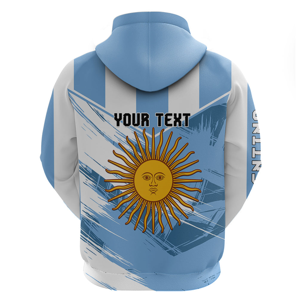 Custom Argentina Hoodie La Argentina Sol De Mayo Sport Style LT01
