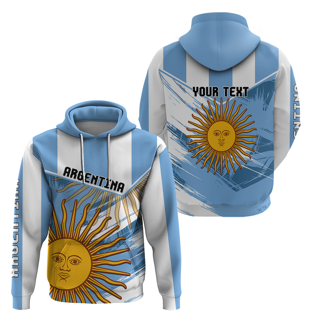 Custom Argentina Hoodie La Argentina Sol De Mayo Sport Style LT01