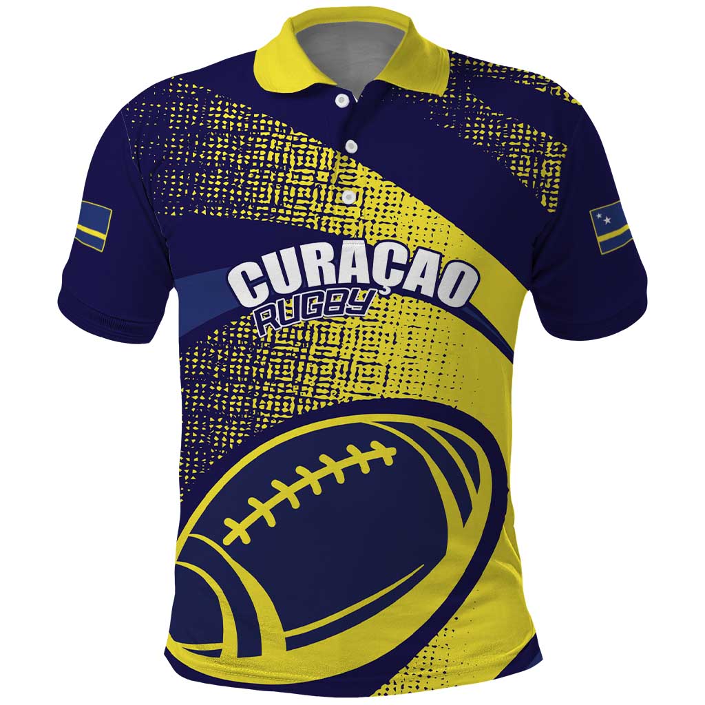 Custom Rugby Curacao Polo Shirt Korsou Go Champion LT01