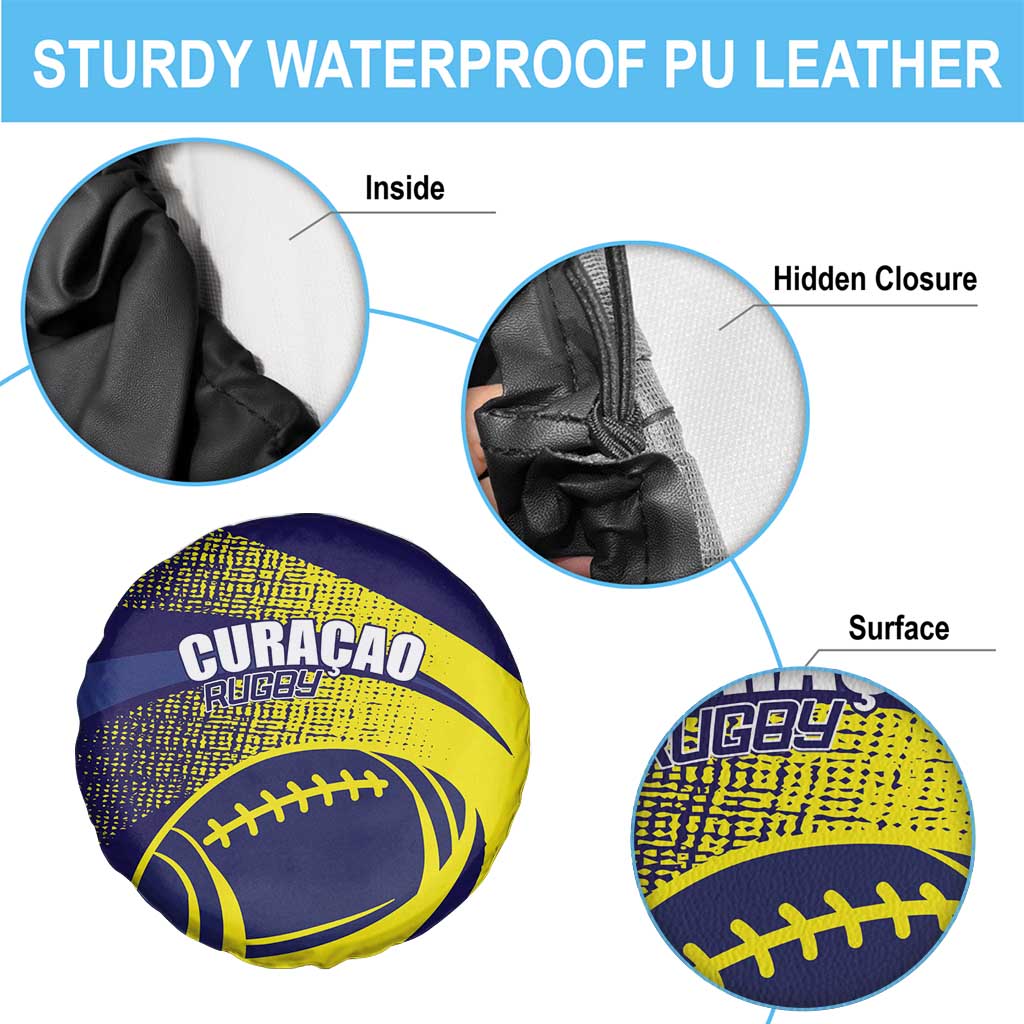 Rugby Curacao Spare Tire Cover Korsou Go Champion LT01