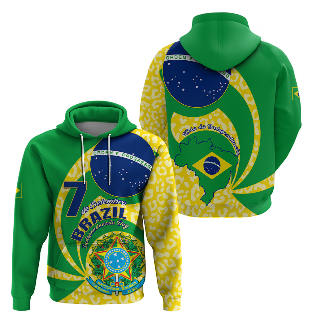 Brazil Independence Day Hoodie Sete de Setembro Flag Style LT01