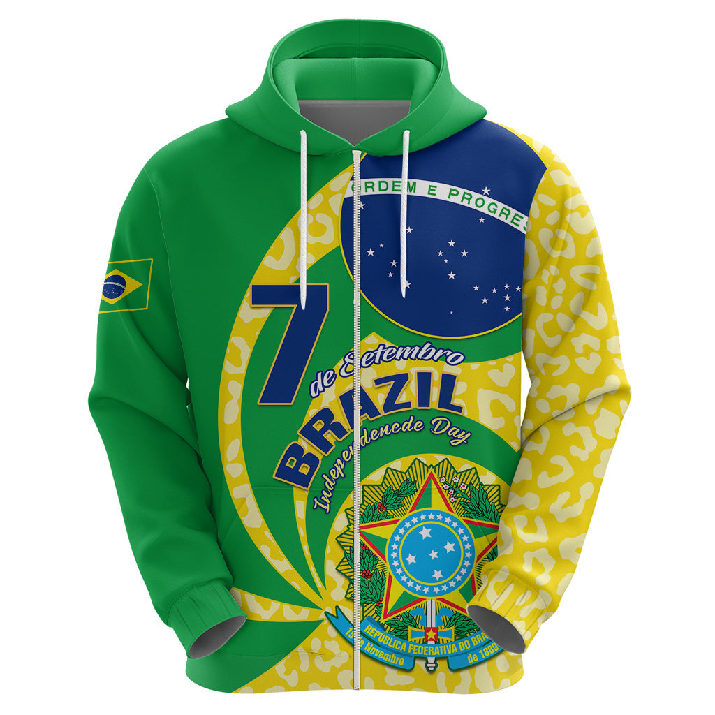 Brazil Independence Day Hoodie Sete de Setembro Flag Style LT01