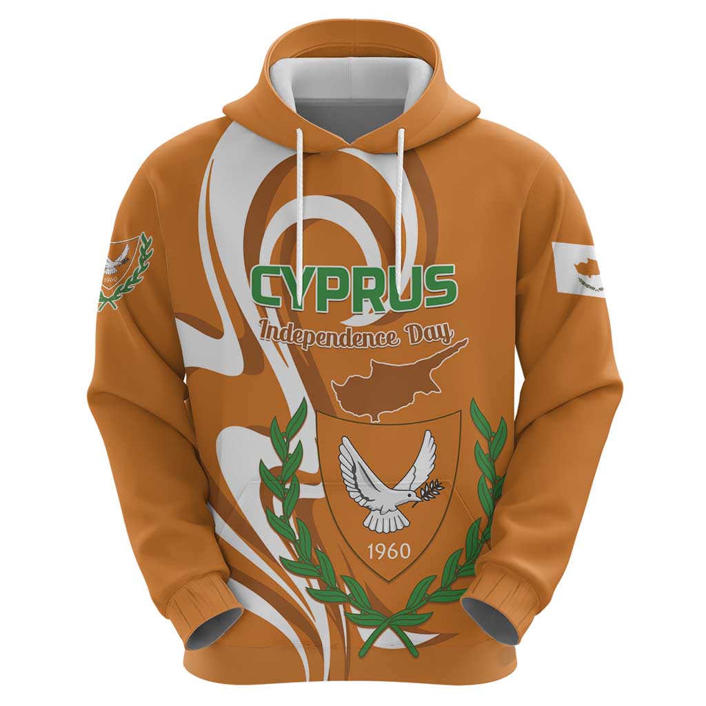 Personalized Cyprus Independence Day 1960 Hoodie Kbrs Cumhuriyeti Curve Style LT01