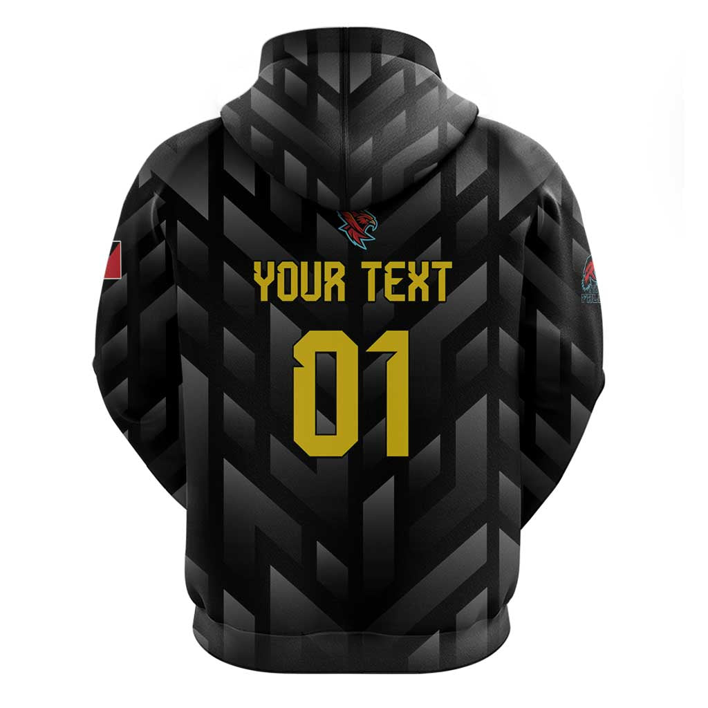 Custom Antigua and Barbuda Cricket Hoodie Falcons Flying High LT01