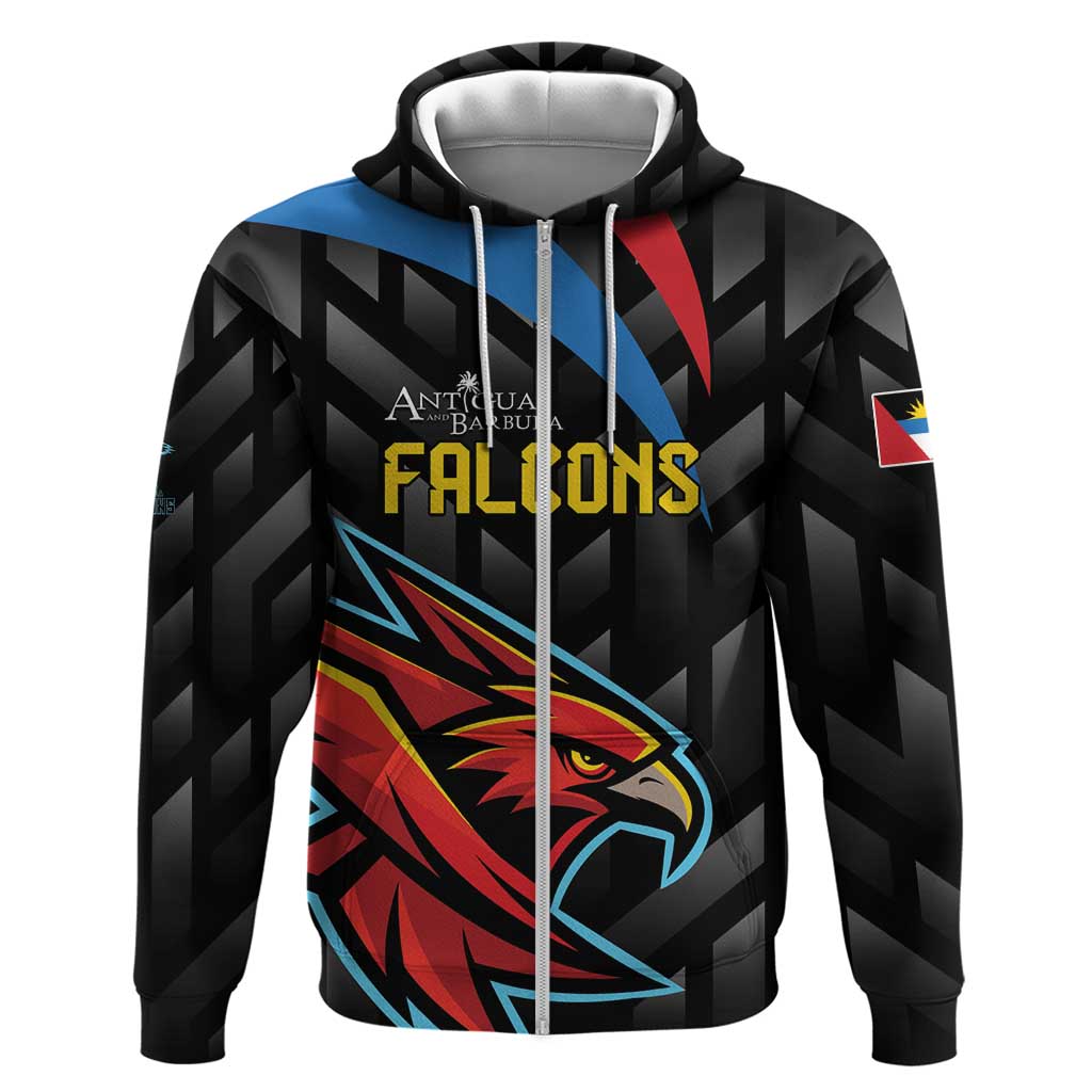 Custom Antigua and Barbuda Cricket Hoodie Falcons Flying High LT01