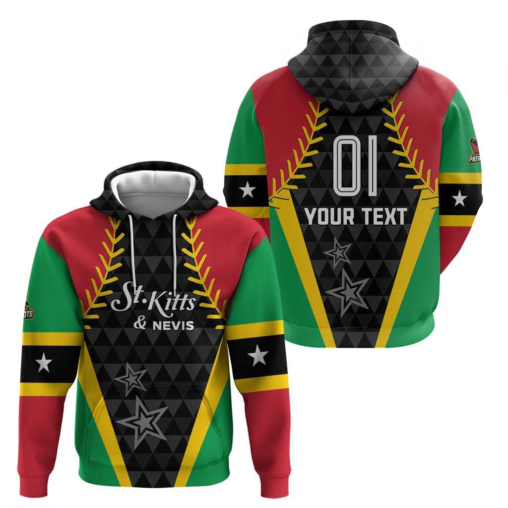 Custom Saint Kitts and Nevis Cricket Patriots Hoodie St Kitts Nevis in Our Blood LT01