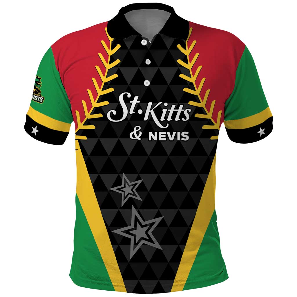 Custom Saint Kitts and Nevis Cricket Patriots Polo Shirt St Kitts Nevis in Our Blood LT01