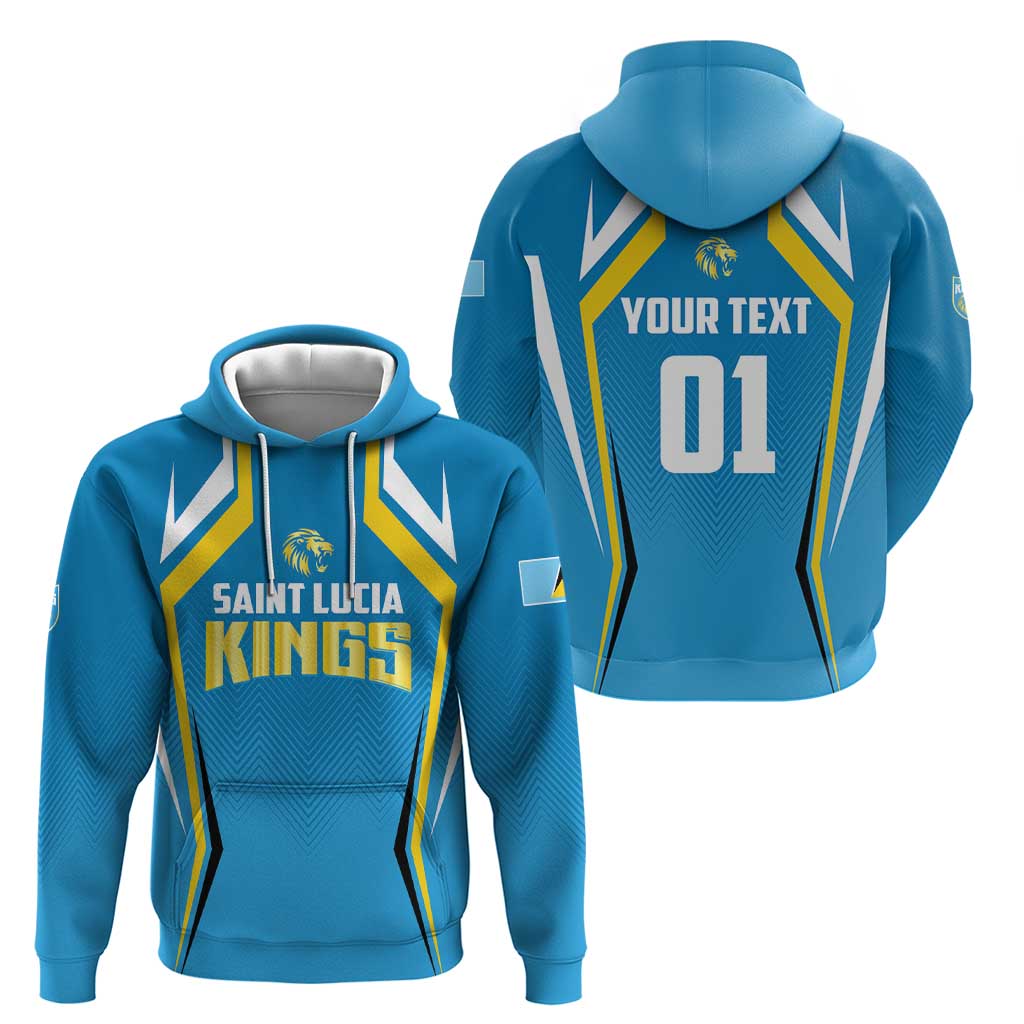 Custom Saint Lucia Cricket Hoodie St Lucia Stars Champions 2024 LT01