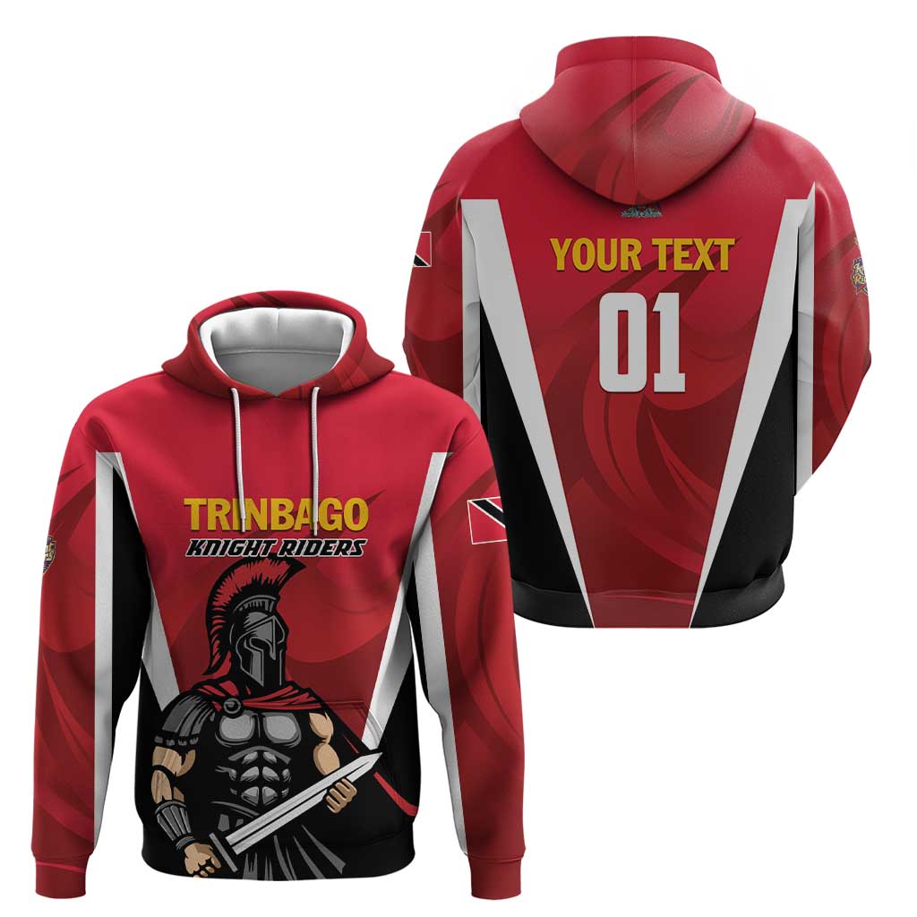 Custom Trinidad and Tobago Cricket Knight Riders Hoodie Trinbago Wave The Red LT01