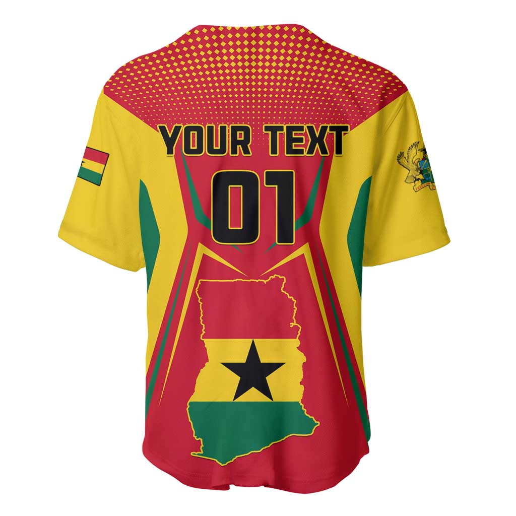 Support the Black Stars - Ghana Football Baseball Jersey LT01