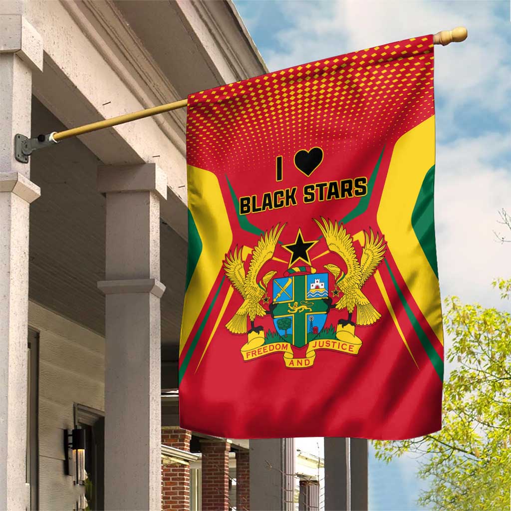 Support the Black Stars - Ghana Football Garden Flag LT01