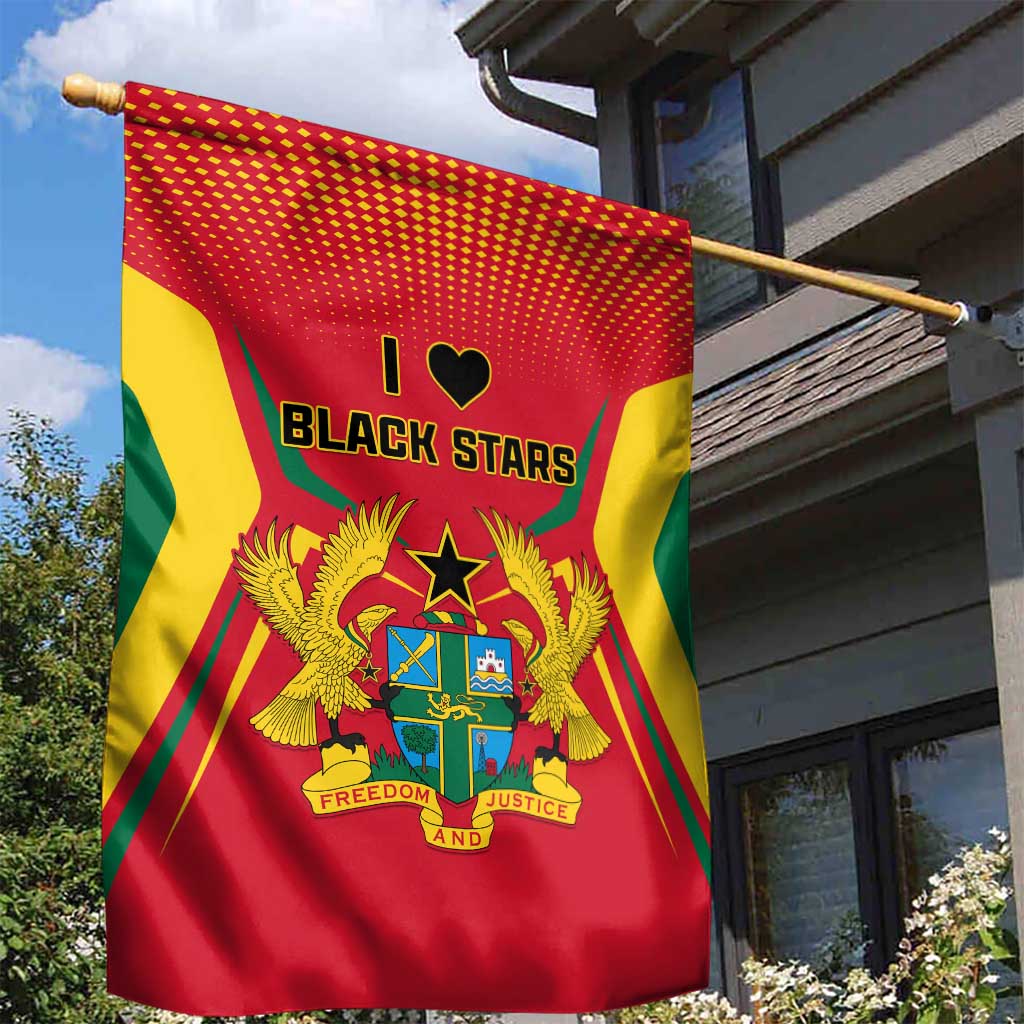 Support the Black Stars - Ghana Football Garden Flag LT01