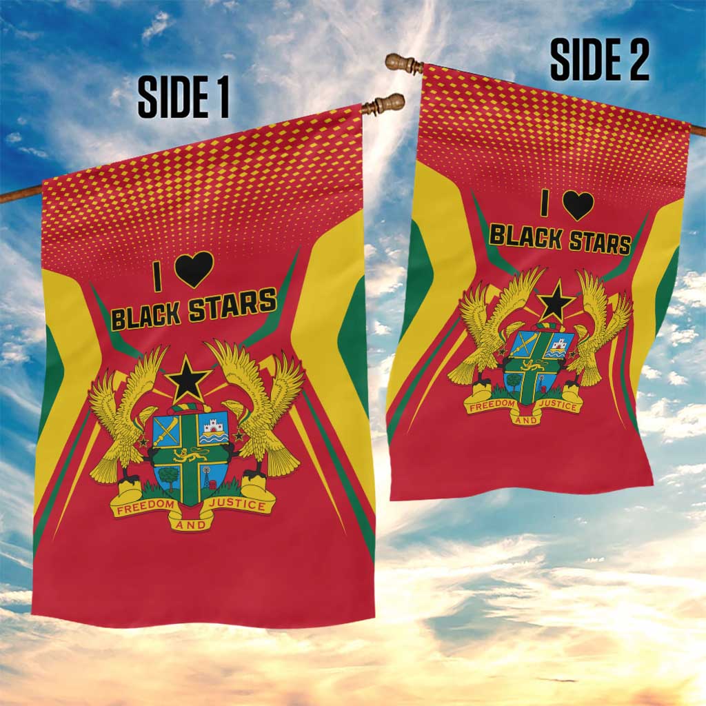 Support the Black Stars - Ghana Football Garden Flag LT01