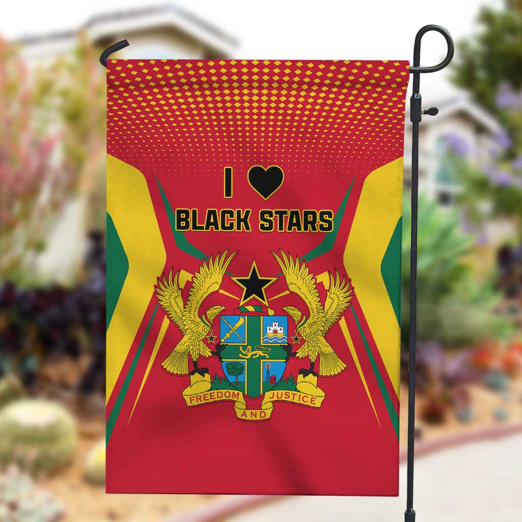 Support the Black Stars - Ghana Football Garden Flag LT01