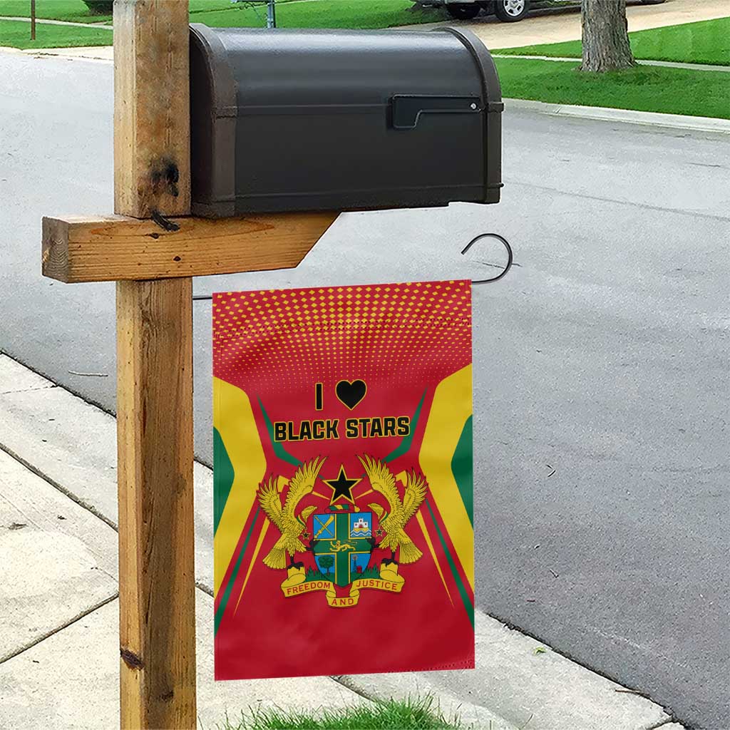 Support the Black Stars - Ghana Football Garden Flag LT01