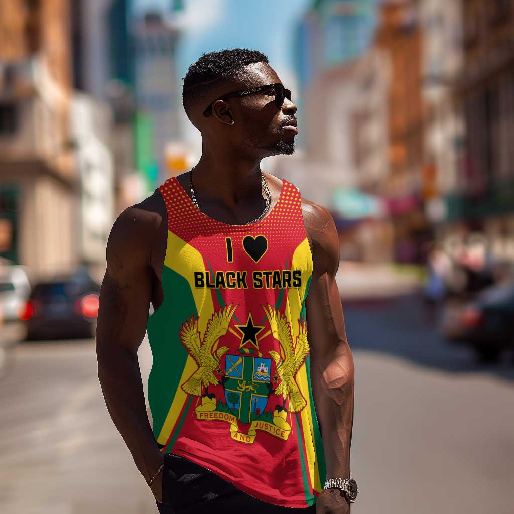 Support the Black Stars - Ghana Football Men Tank Top LT01