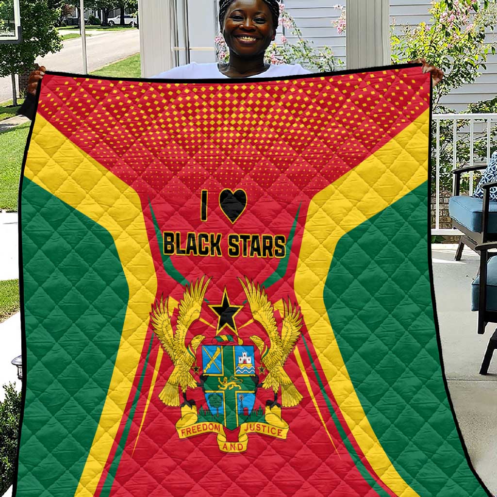 Support the Black Stars - Ghana Football Quilt LT01