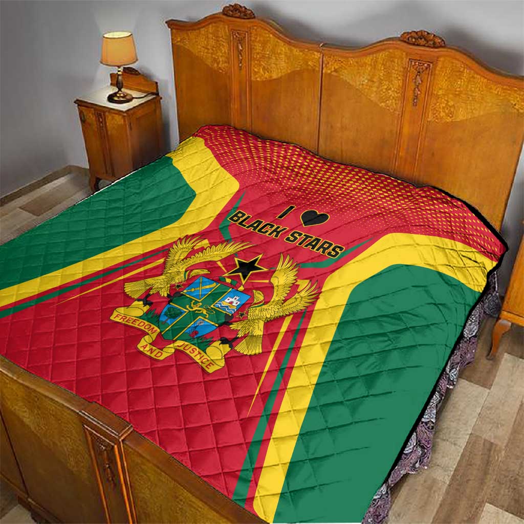 Support the Black Stars - Ghana Football Quilt LT01