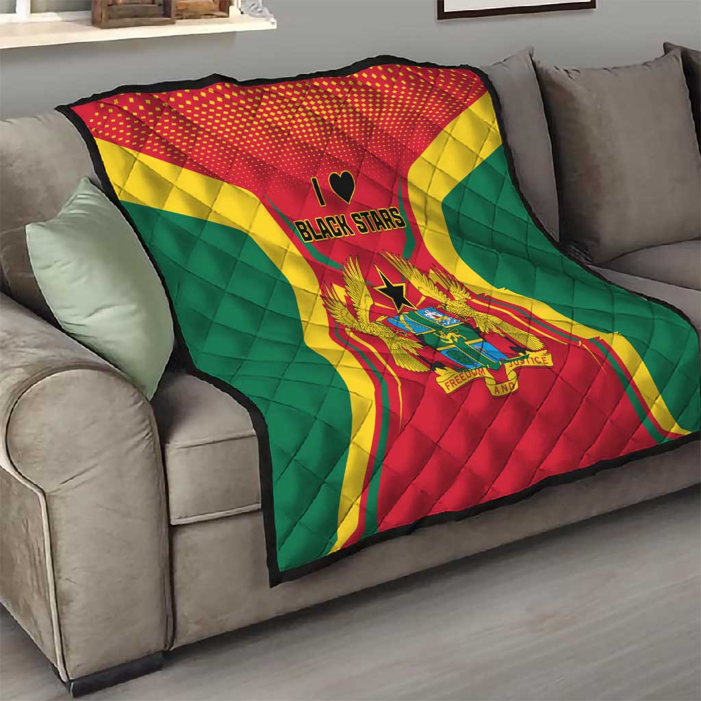 Support the Black Stars - Ghana Football Quilt LT01
