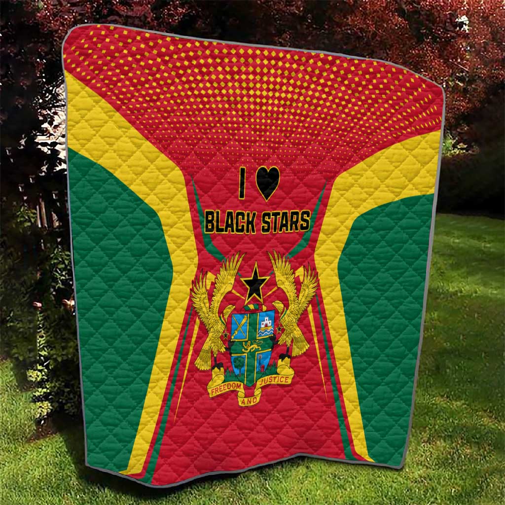 Support the Black Stars - Ghana Football Quilt LT01