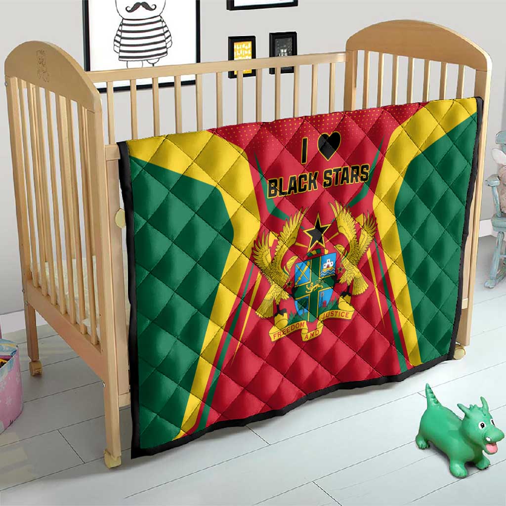 Support the Black Stars - Ghana Football Quilt LT01