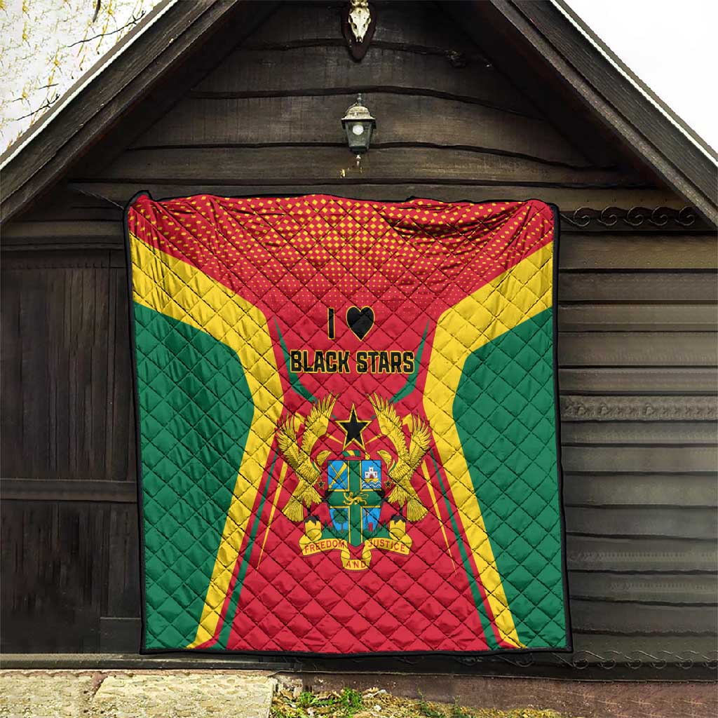 Support the Black Stars - Ghana Football Quilt LT01