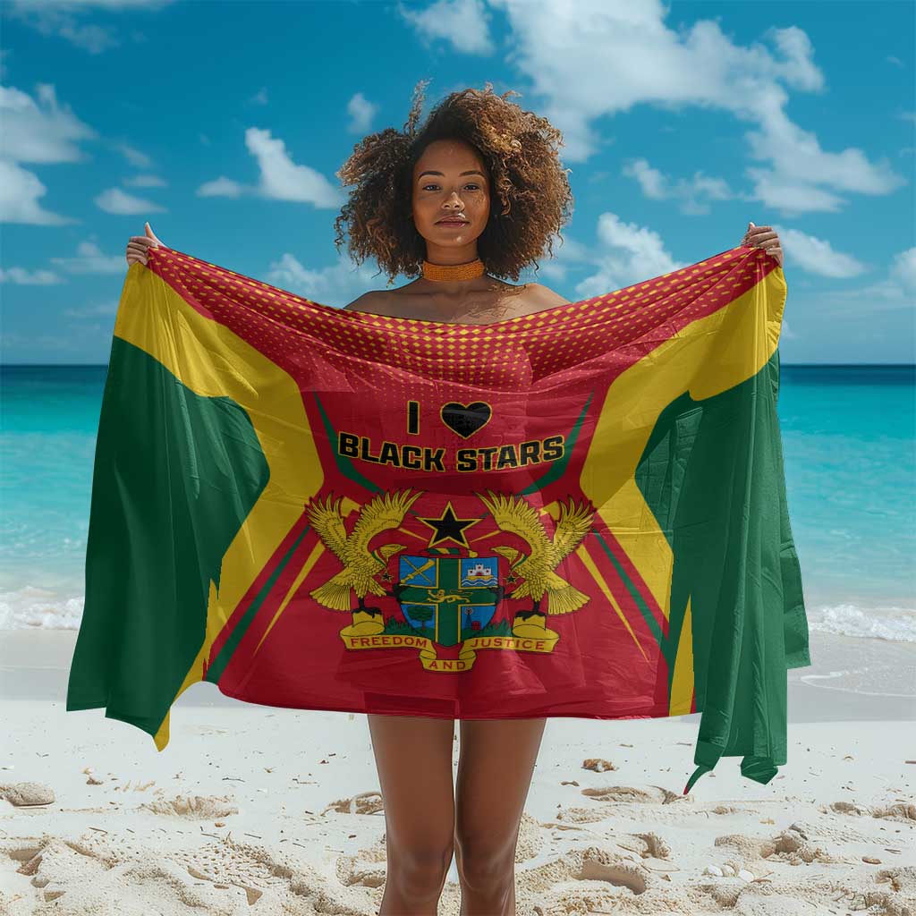 Support the Black Stars - Ghana Football Sarong LT01