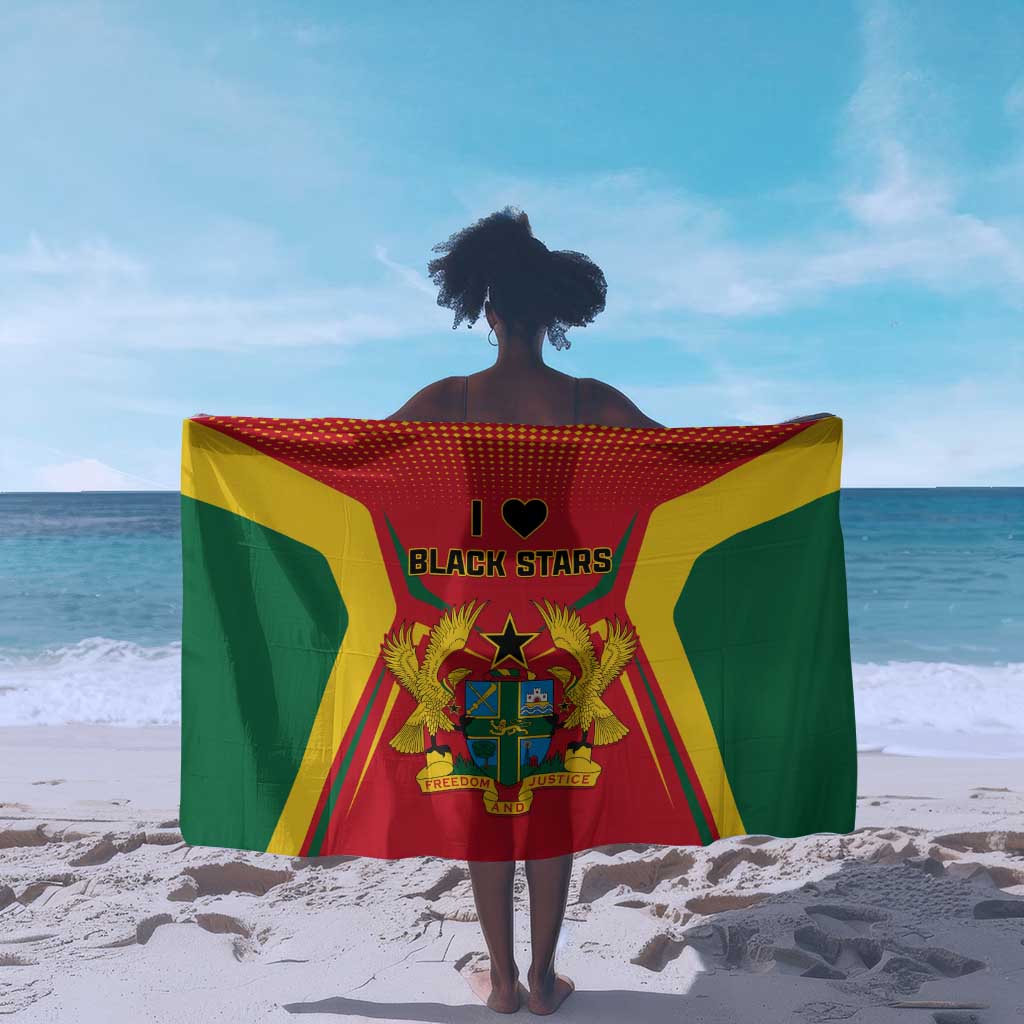 Support the Black Stars - Ghana Football Sarong LT01
