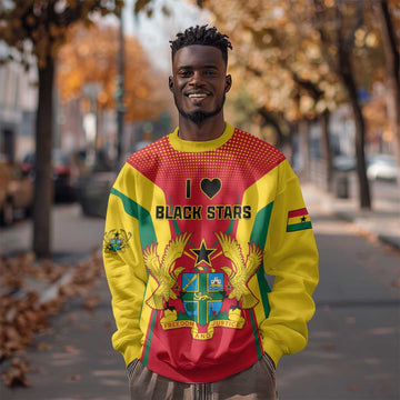 Support the Black Stars - Ghana Football Sweatshirt LT01