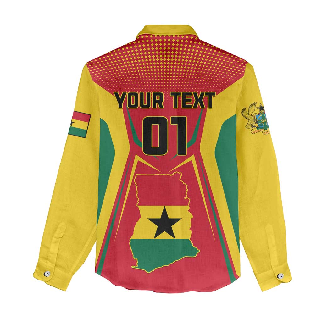 Support the Black Stars - Ghana Football Women Casual Shirt LT01