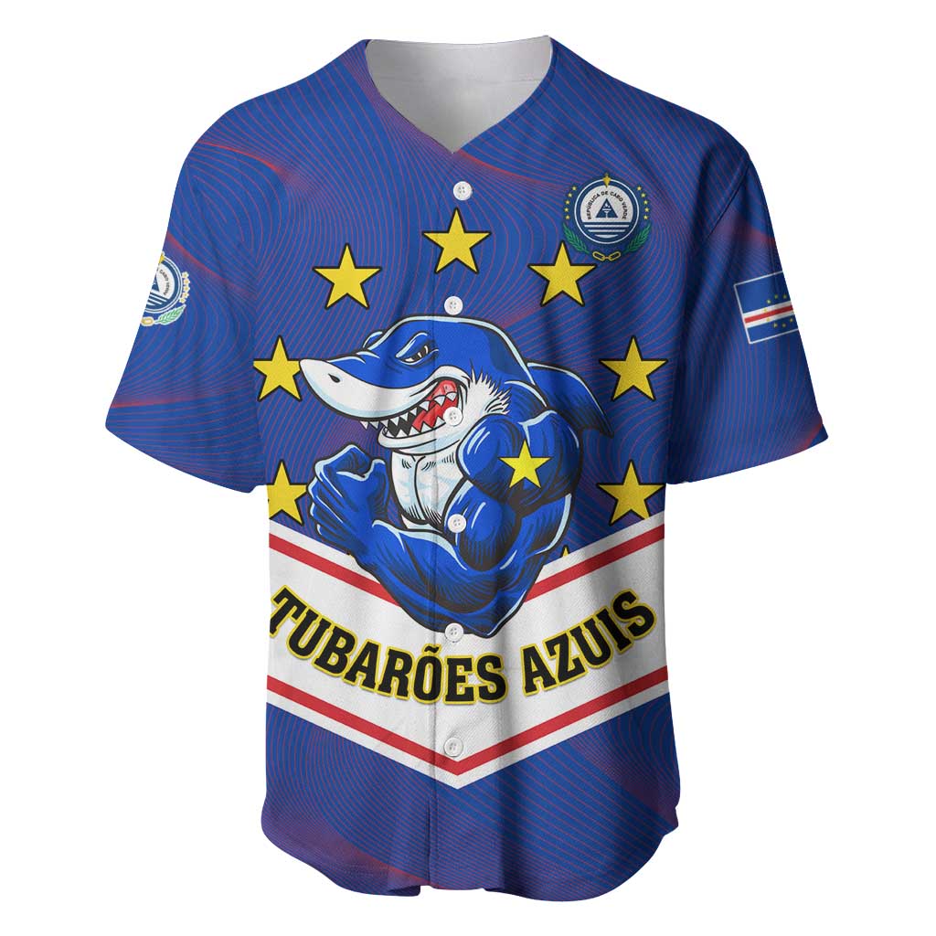 Support the Tubaroes Azuis - Cape Verde Football Baseball Jersey LT01