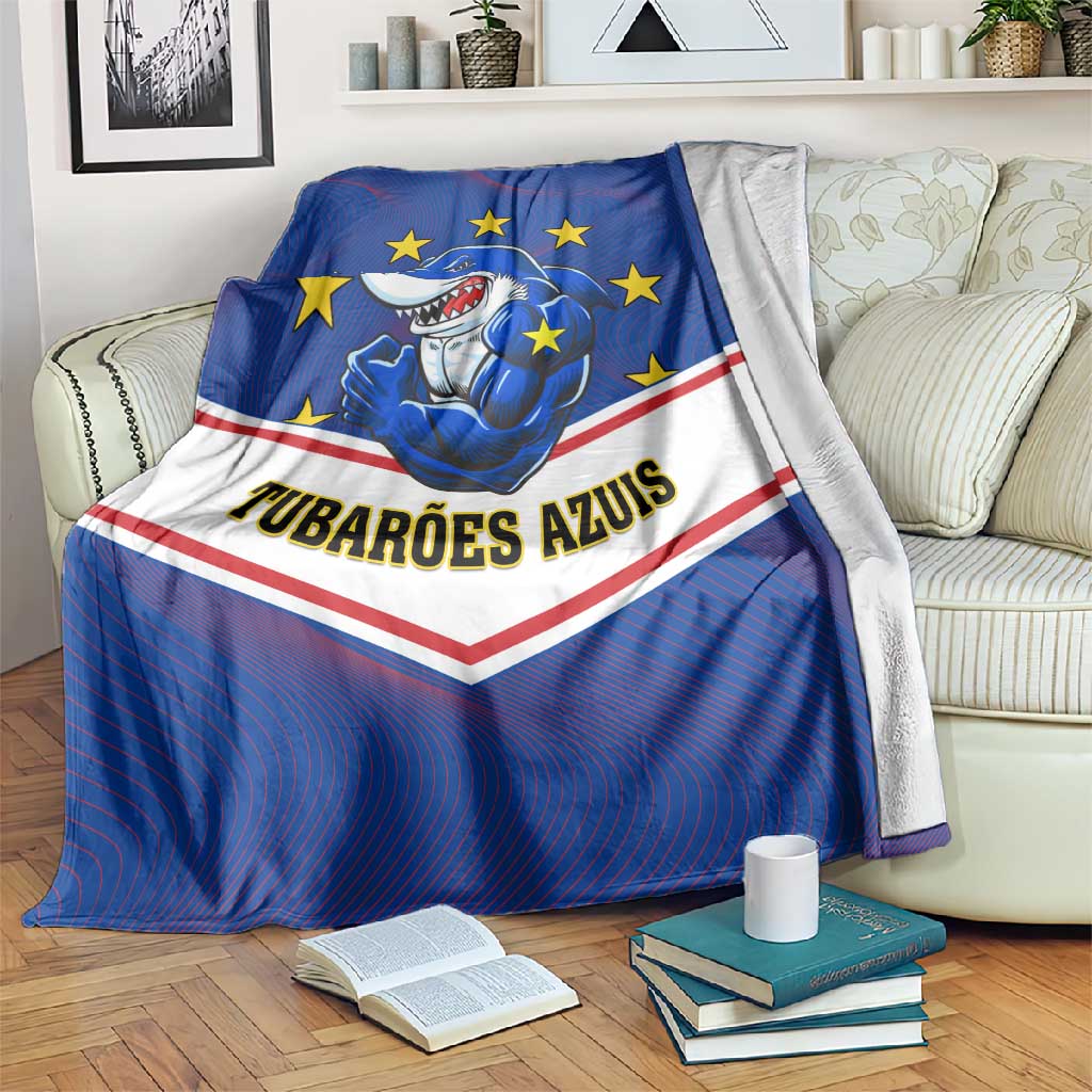 Support the Tubaroes Azuis - Cape Verde Football Blanket LT01