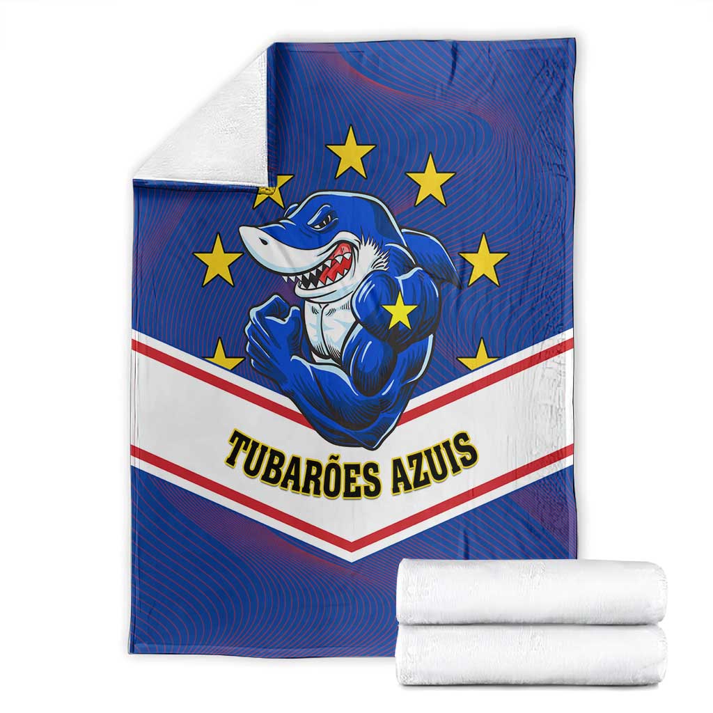 Support the Tubaroes Azuis - Cape Verde Football Blanket LT01