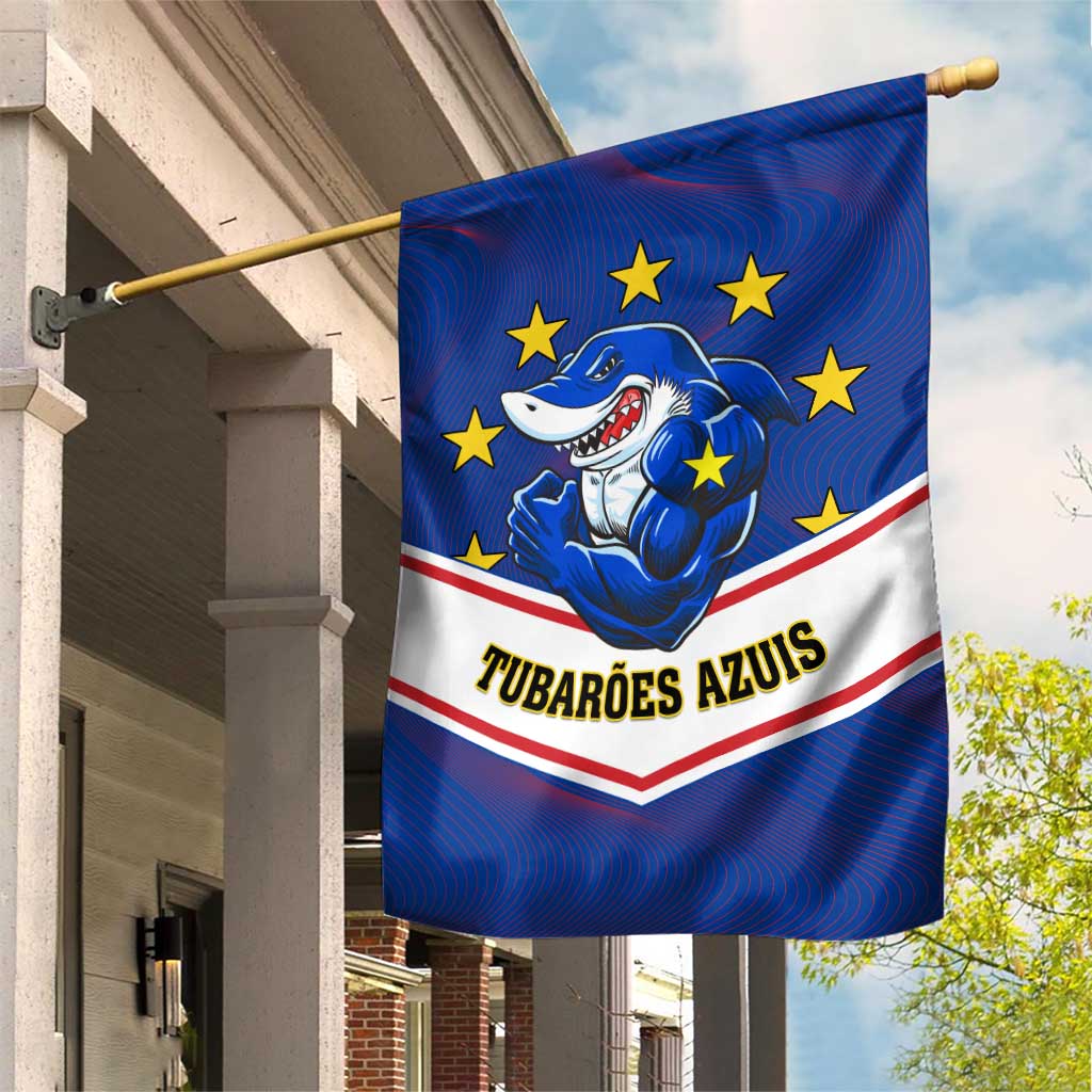 Support the Tubaroes Azuis - Cape Verde Football Garden Flag LT01