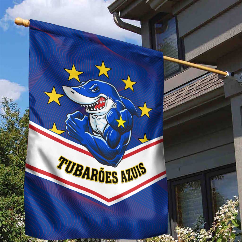 Support the Tubaroes Azuis - Cape Verde Football Garden Flag LT01