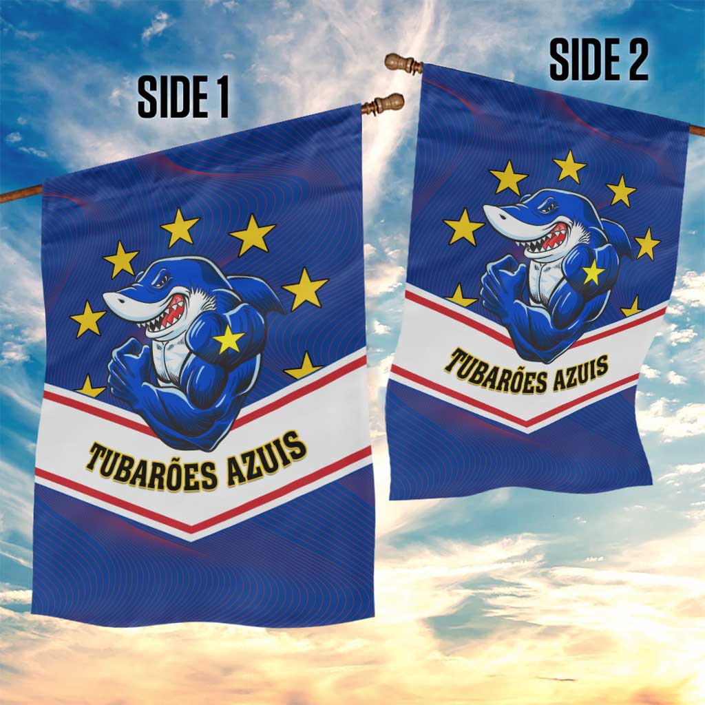 Support the Tubaroes Azuis - Cape Verde Football Garden Flag LT01