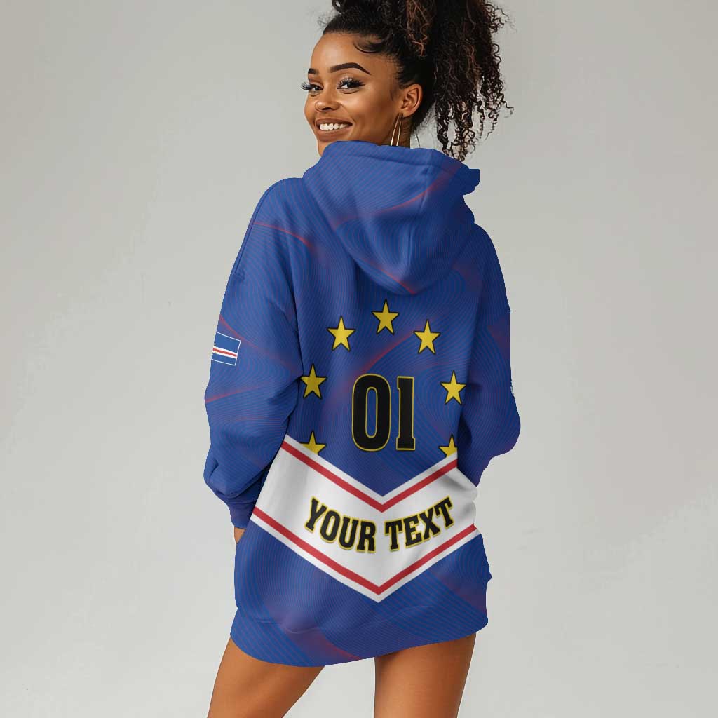 Support the Tubaroes Azuis - Cape Verde Football Hoodie Dress LT01